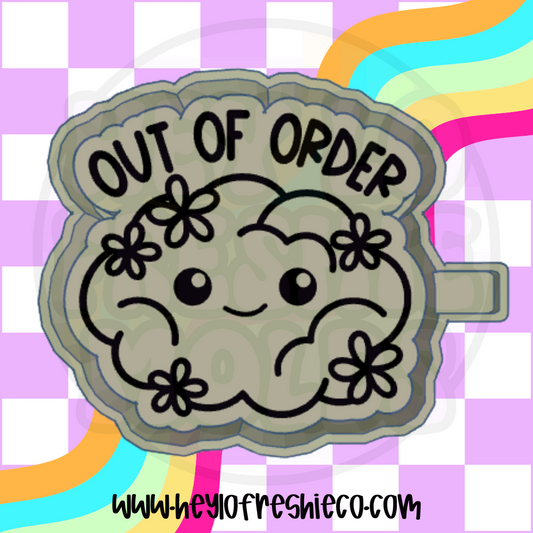 Out Of Order Brain Silicone Mold