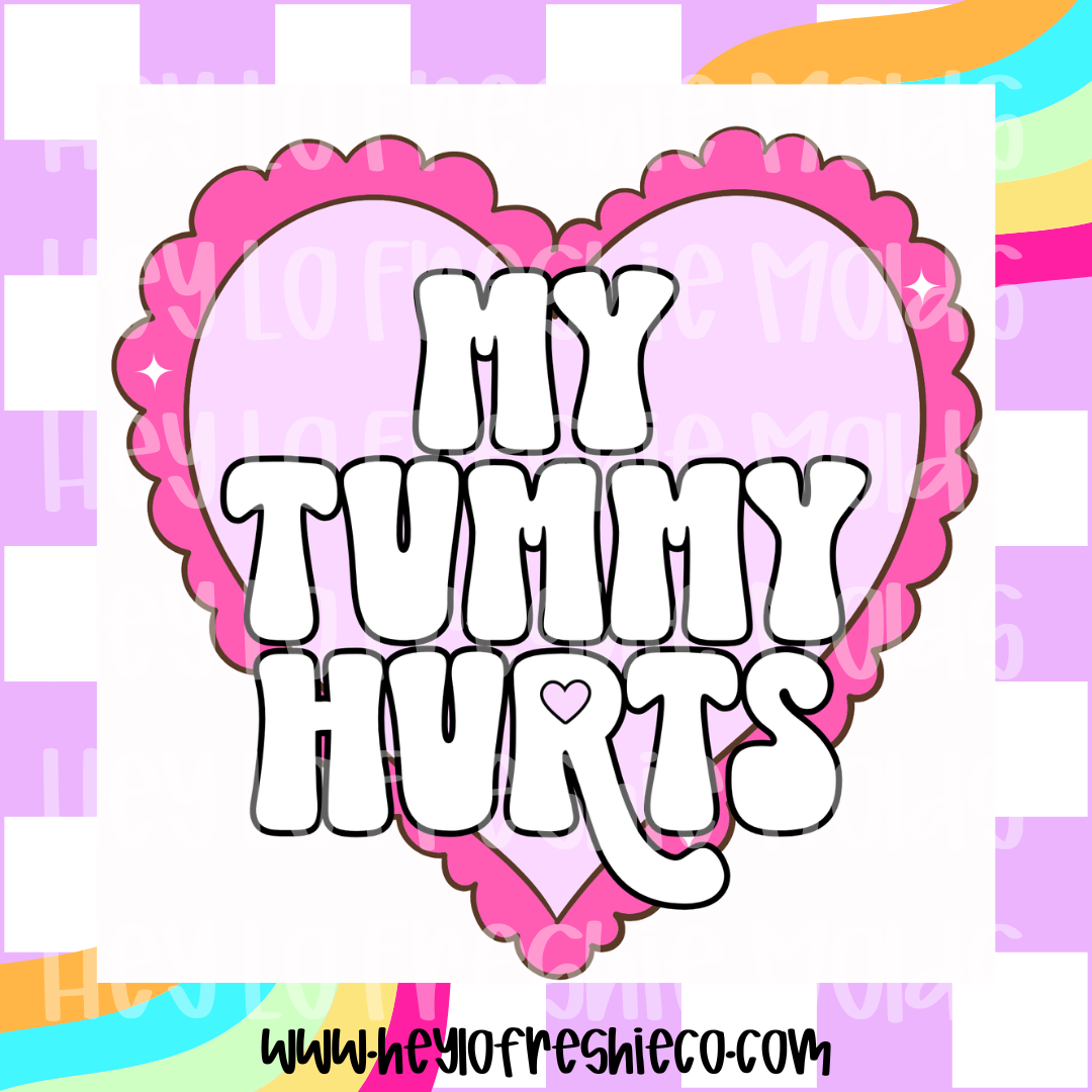 Square Cardstock | My Tummy Hurts