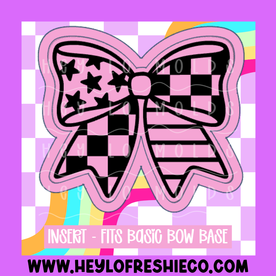 Basic Bow Insert - Stars & Stripes