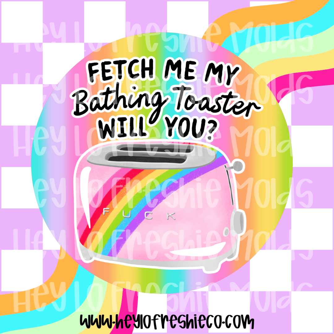 Round Cardstock | Fetch Me My Bathing Toaster