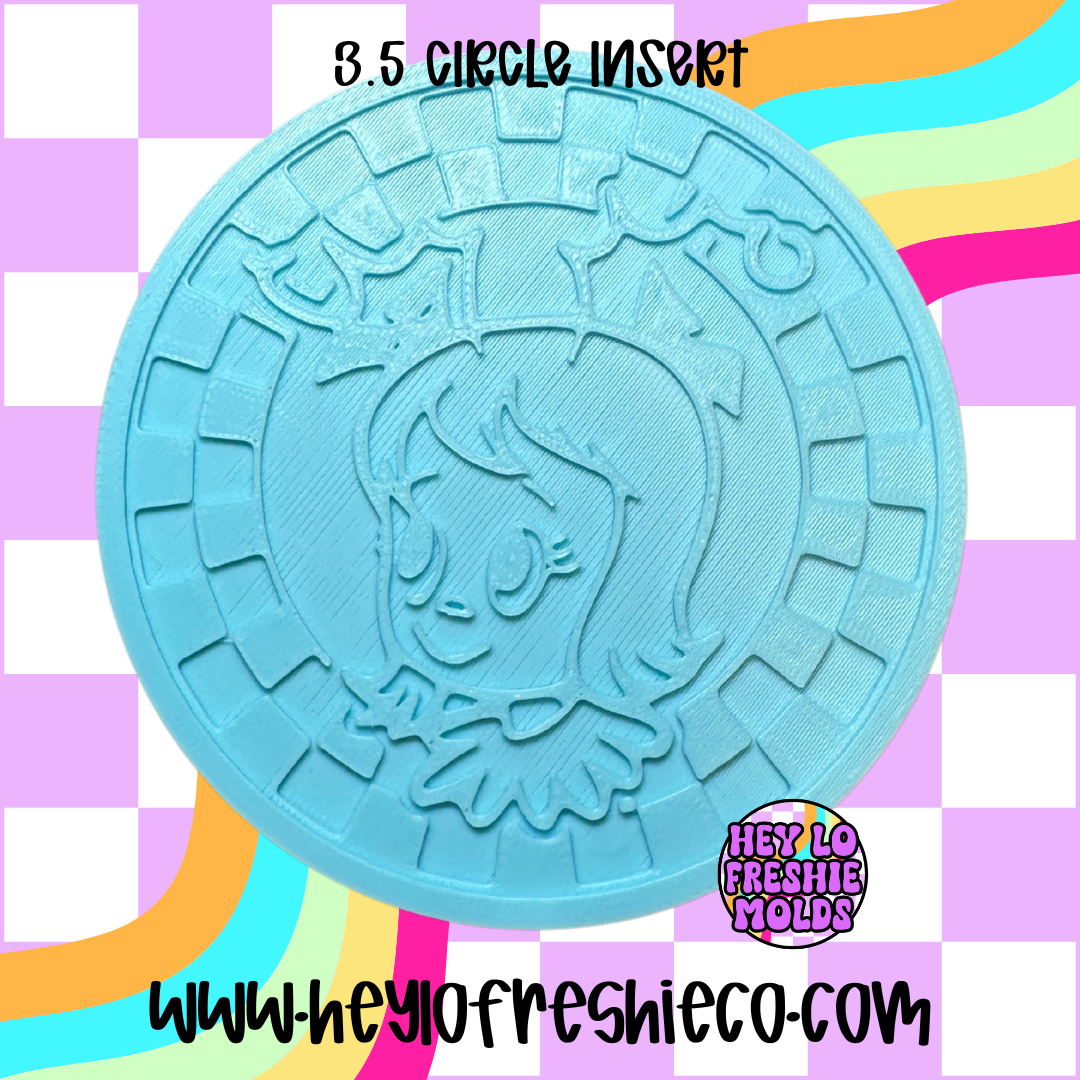 Christmas Checkered Circle Inserts