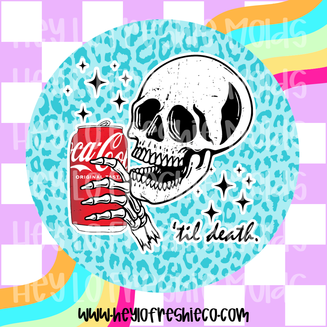 Pick Your Own Cardstock | Round | Til Death - Coke