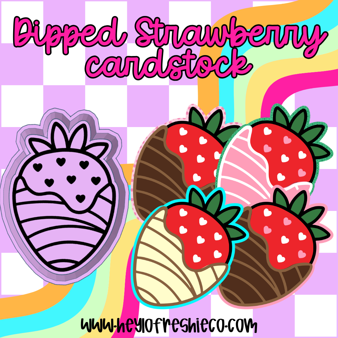 Dipped Strawberry Silicone Mold