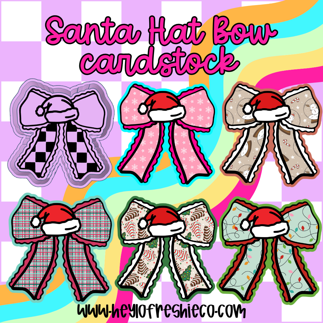 Santa Hat Bow Silicone Mold