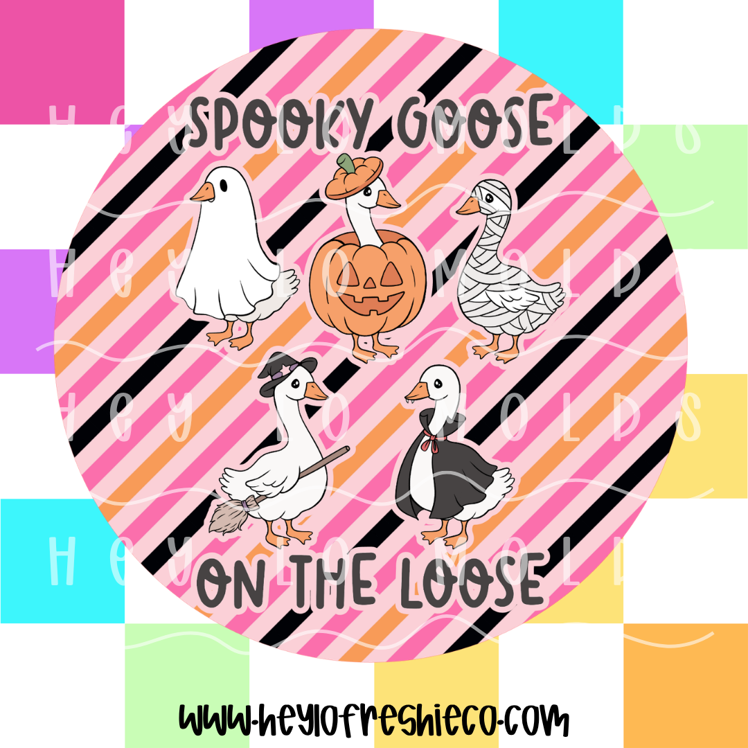 Round Cardstock 264 | Spooky Goose On The Loose