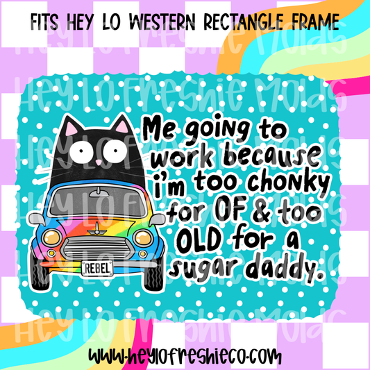 Pick Your Own Cardstock | Western Rectangle Too Chonky And Too Old