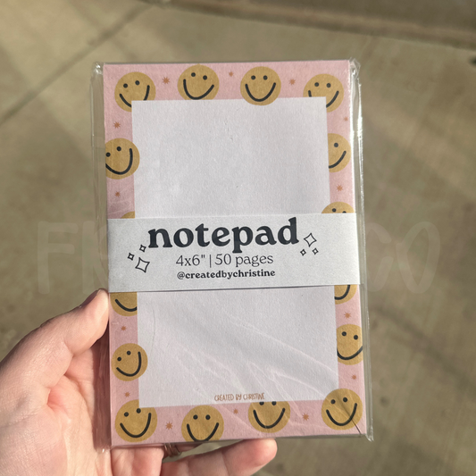 Smiley Notepad