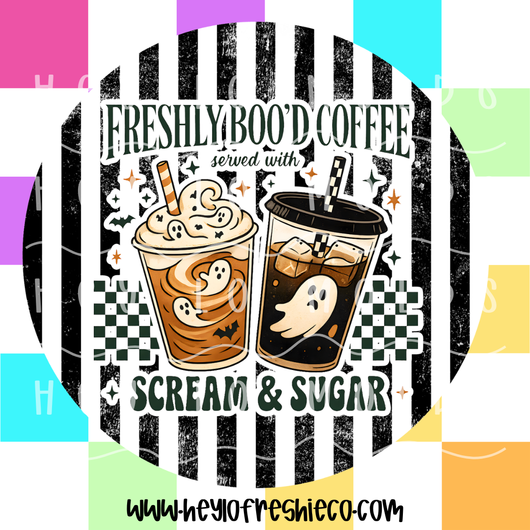 Round Cardstock 221 | Freshly Boo'd Coffee