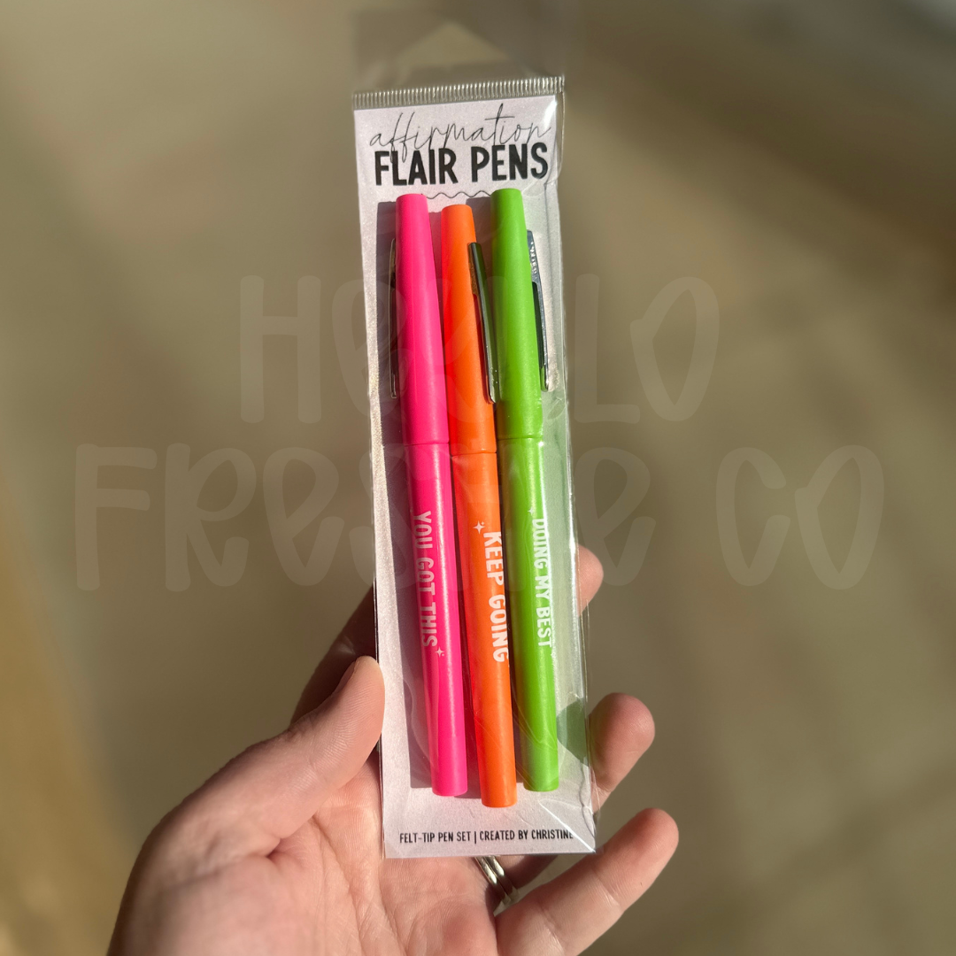 Affirmation Flair Pens
