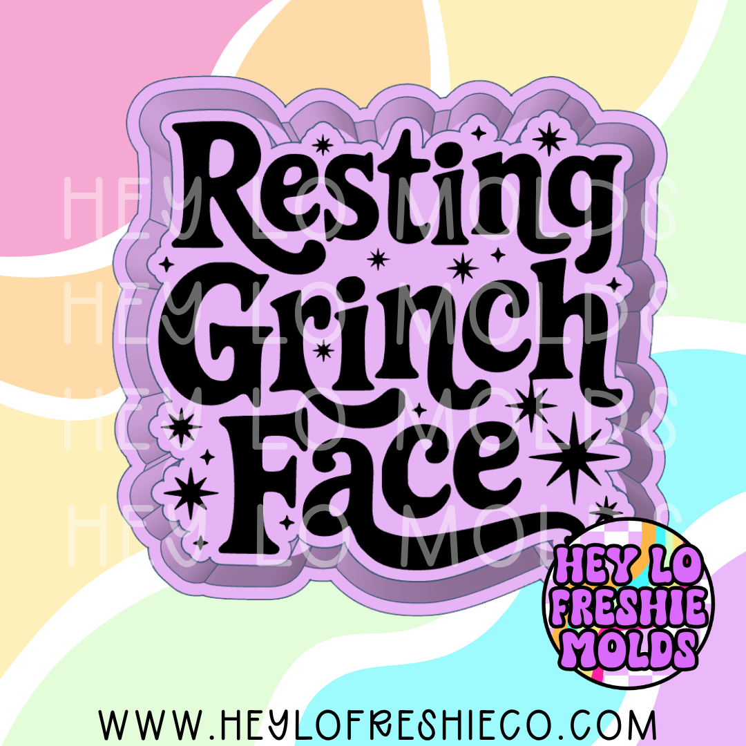 Resting Grouch Face Silicone Mold