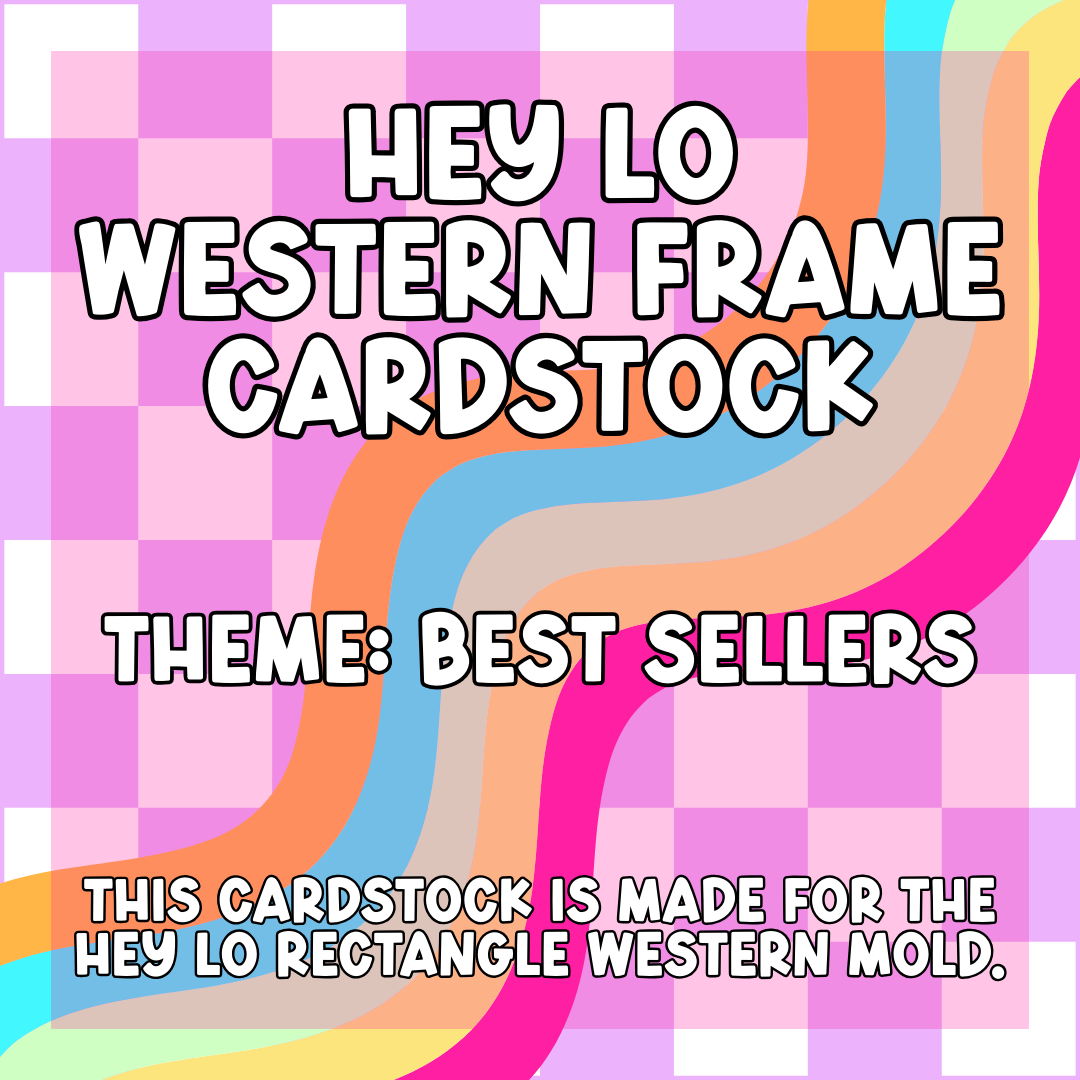 Western Rectangle Frame Cardstock Grab Bag | Theme: Best Sellers