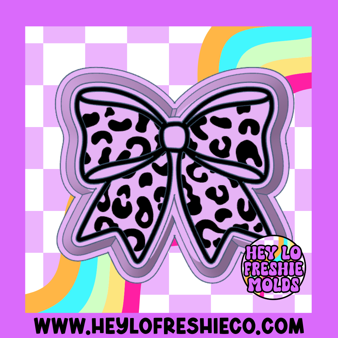 Leopard Bow Silicone Mold
