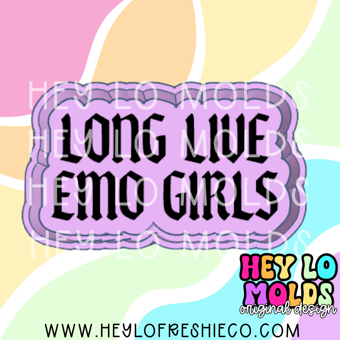 Long Live Emo Girls (Plain) Silicone Mold