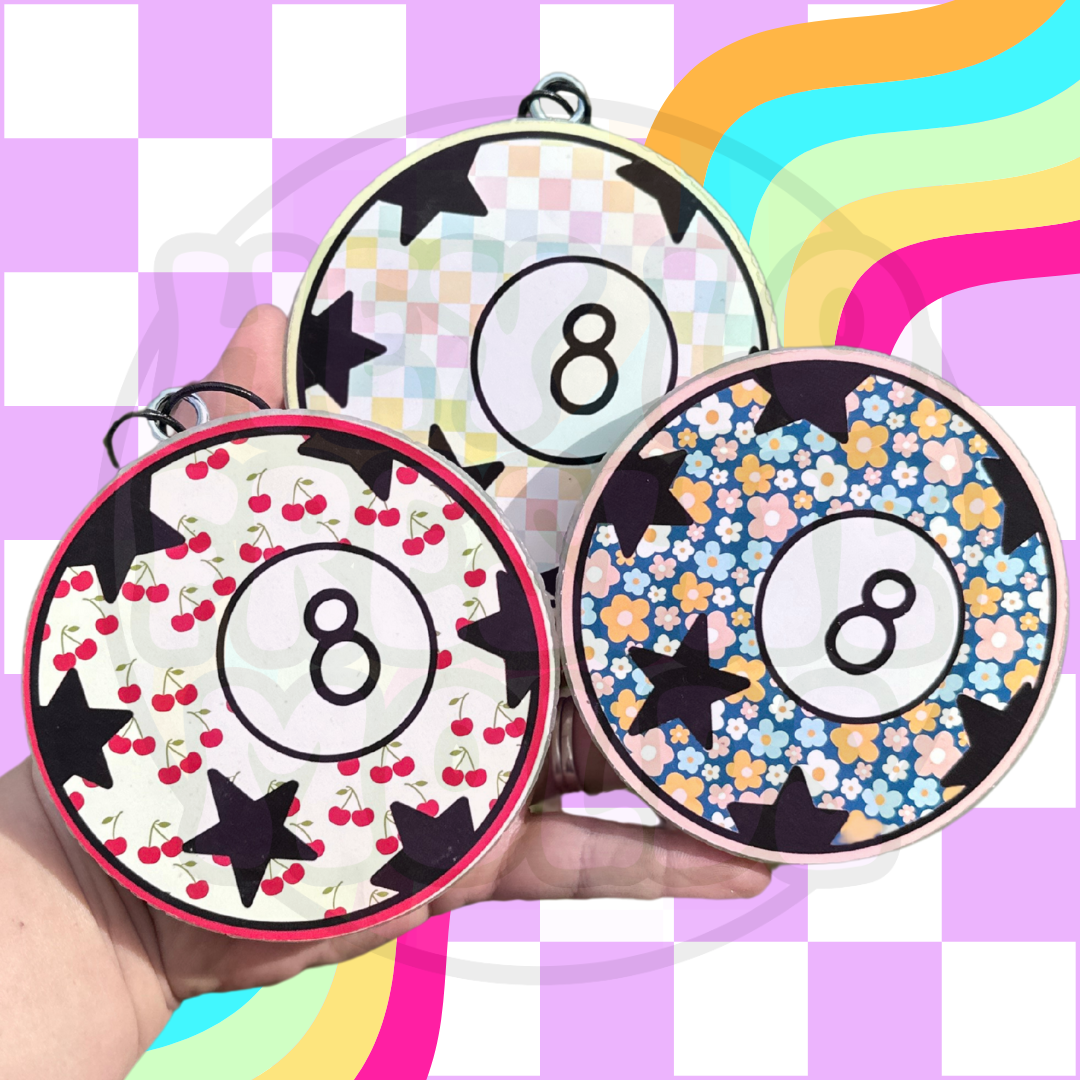 8 Ball With Stars Cardstock Grab Bag