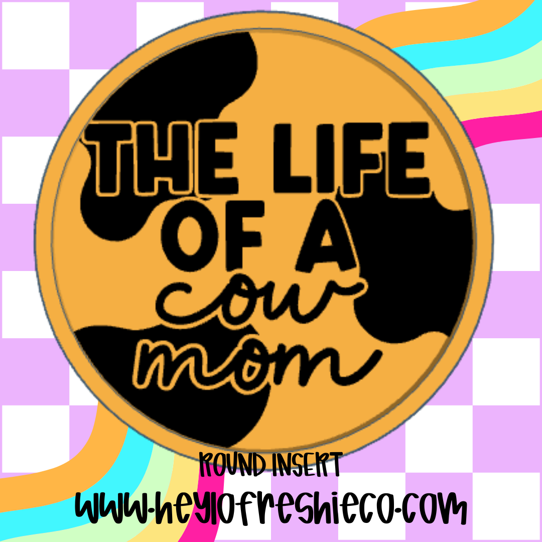 "The Life Of A" Circle Inserts Silicone Mold