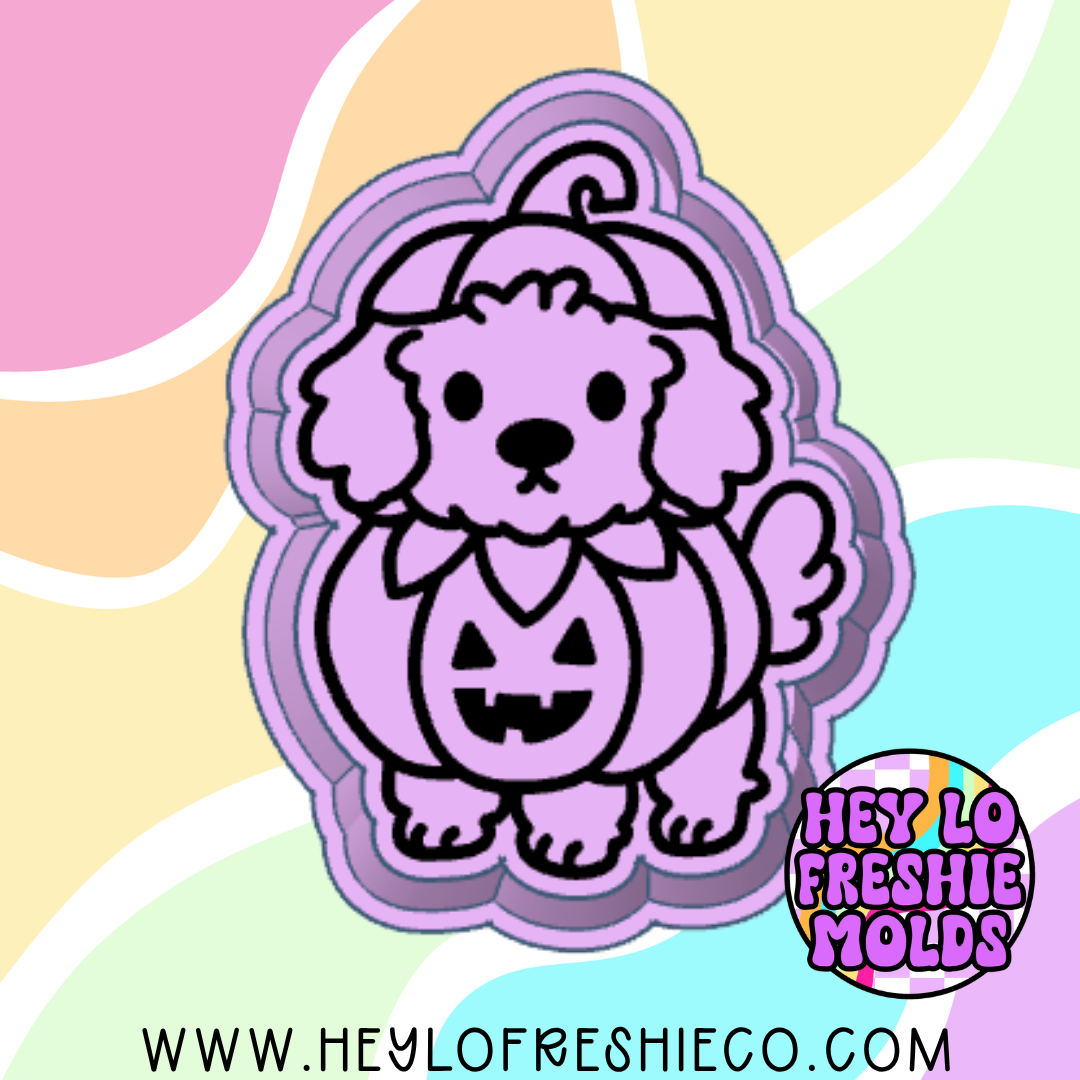 Pumpkin Dog Silicone Mold