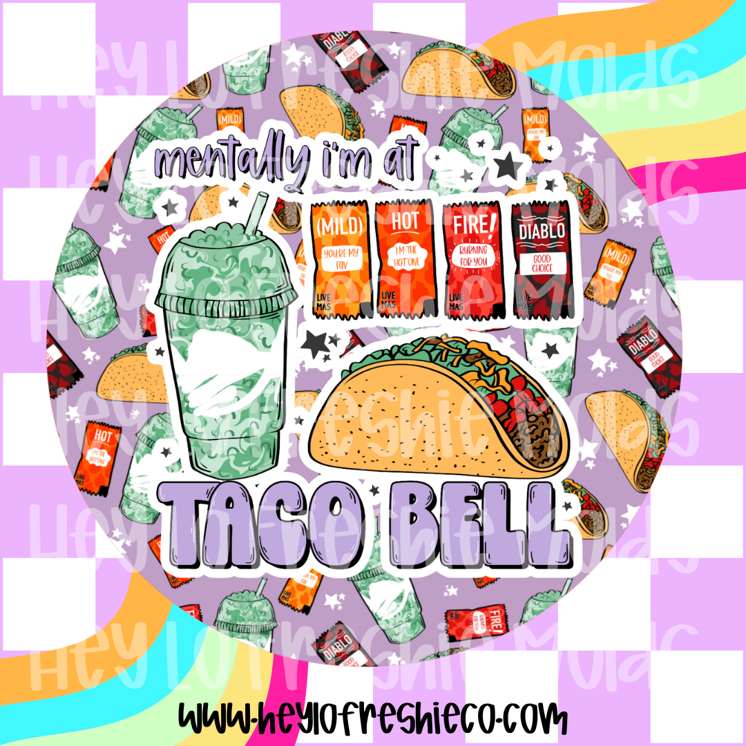 Round Cardstock | Mentally At Taco Bell