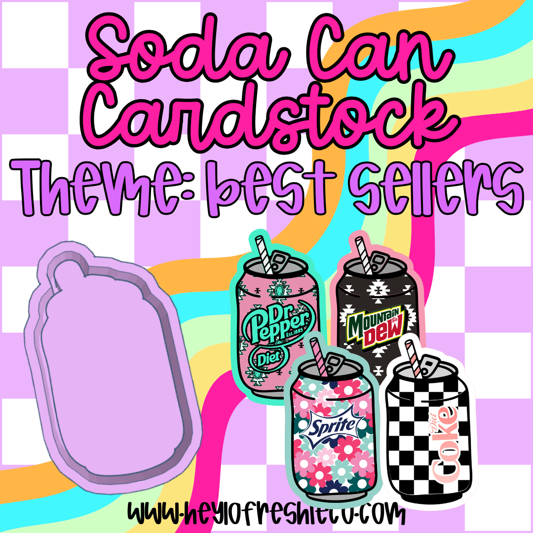 Soda Can Cardstock | 10 Count | Best Sellers