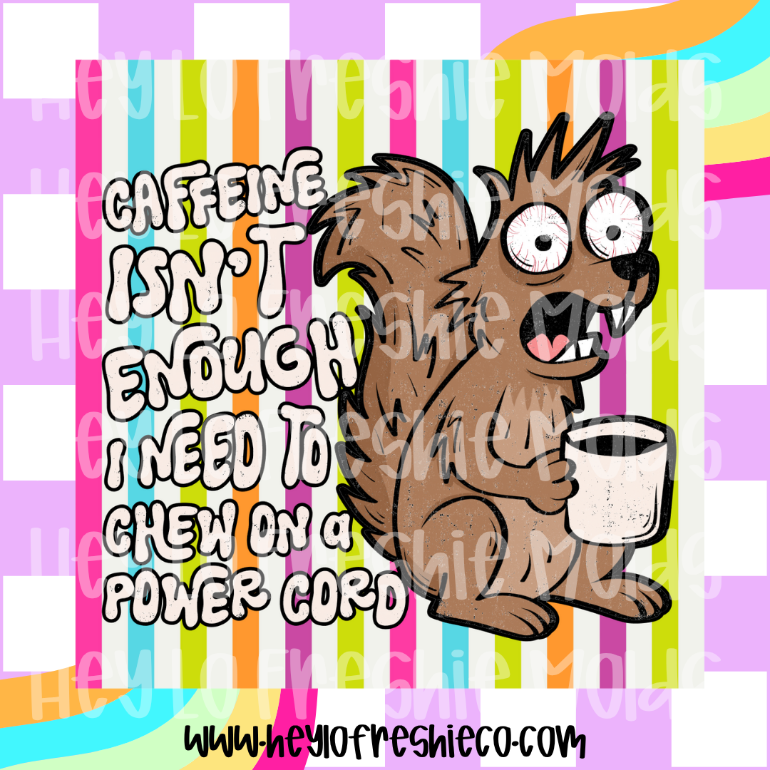 Square Cardstock | Caffeine Isn't Enough