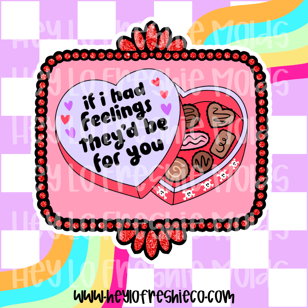 FULL Western Rectangle Frame Cardstock | If I Had Feelings They'd Be For You