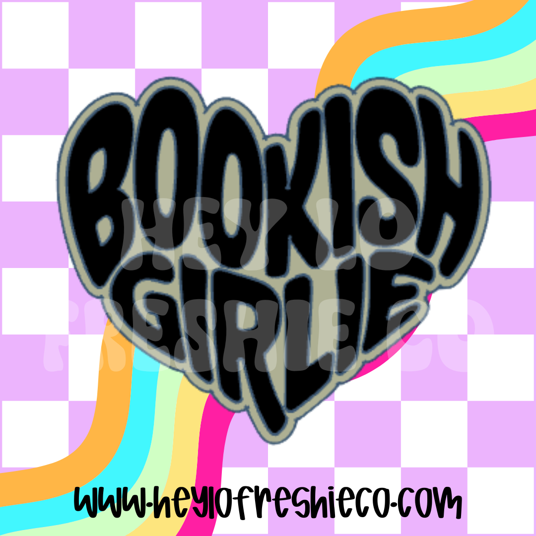 Bookish Girlie Silicone Mold