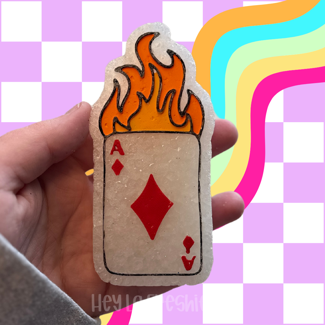 Ace of Flames Silicone Mold