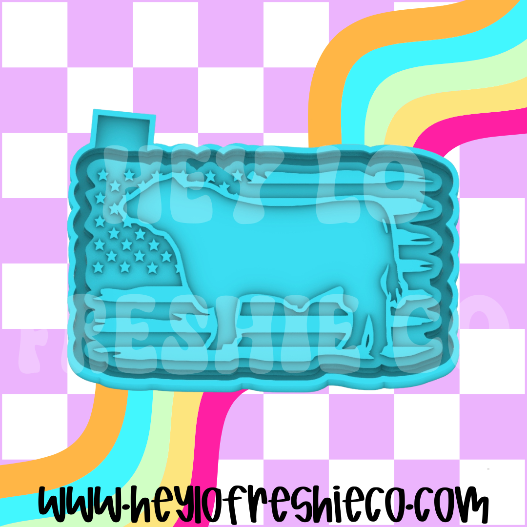 Cow Flag Silicone Mold