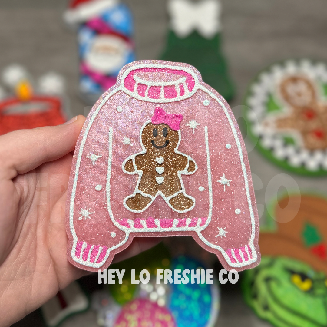 Gingerbread Sweater Silicone Mold