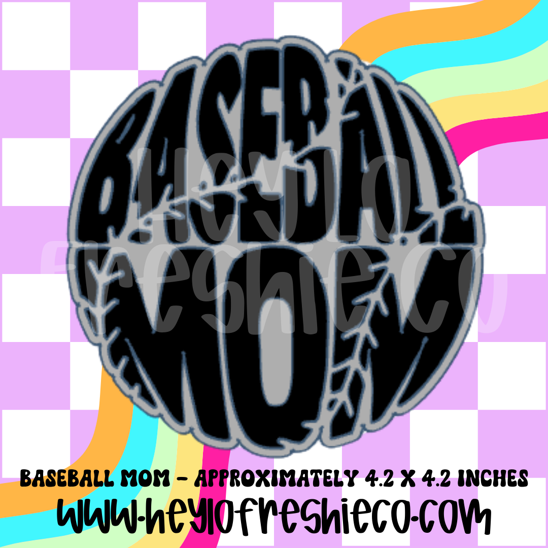 Baseball Mom Silicone Mold