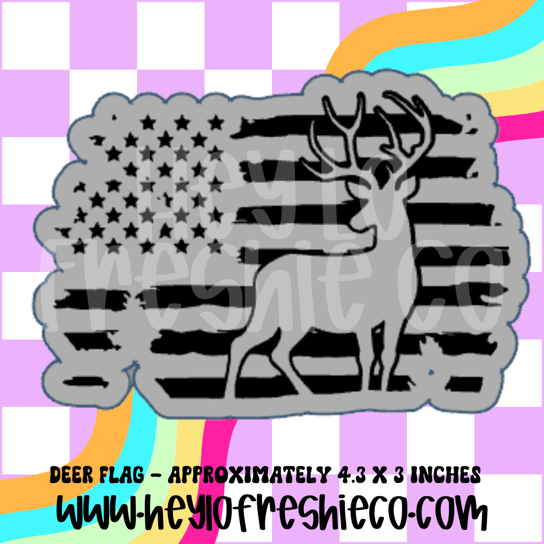 Deer Flag Silicone Mold