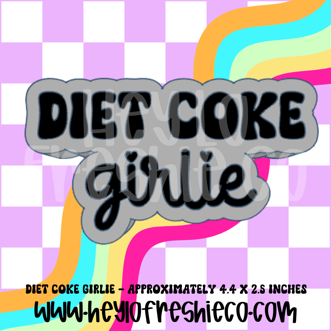 Diet Coke Girlie Silicone Mold