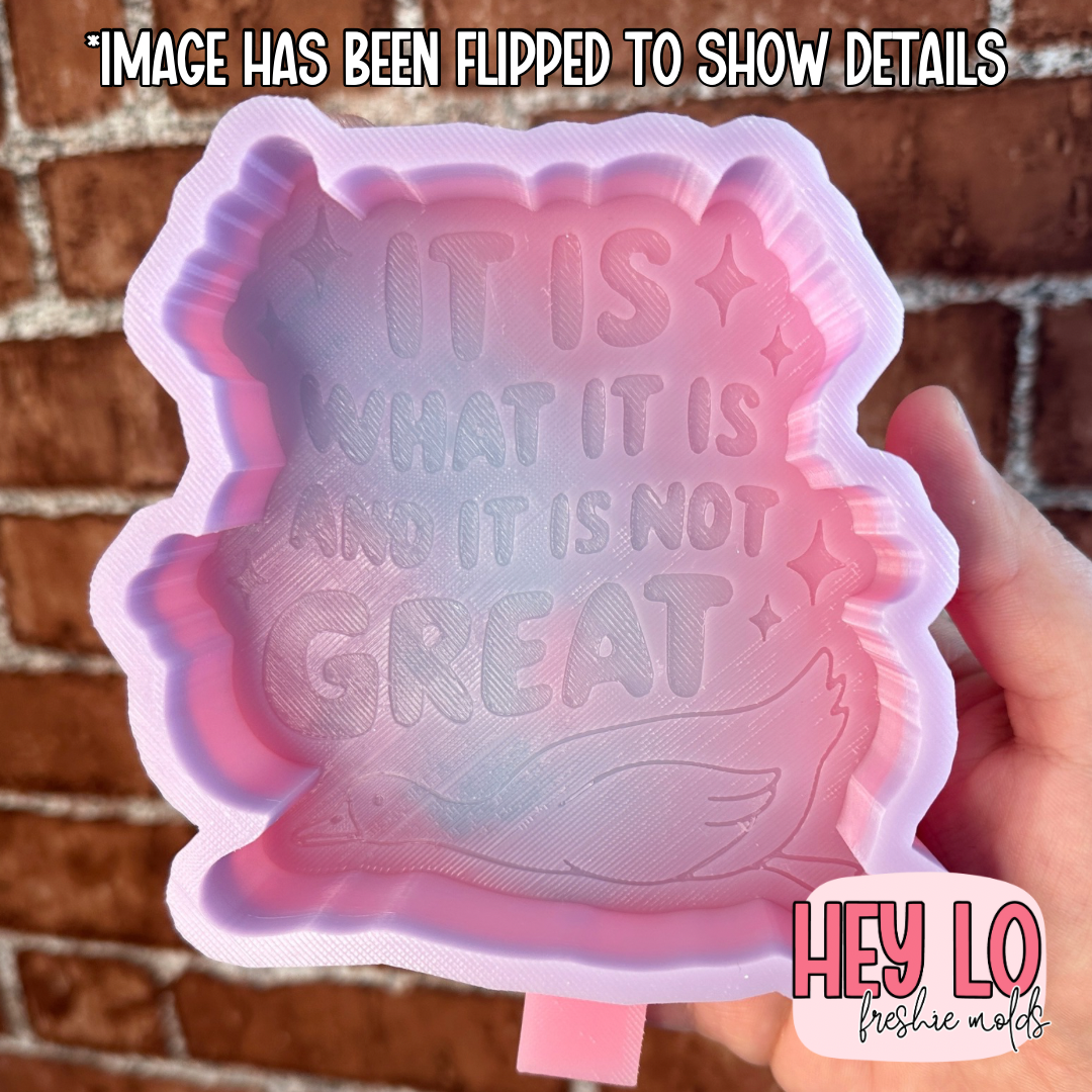 It Is What It Is Goose Silicone Mold