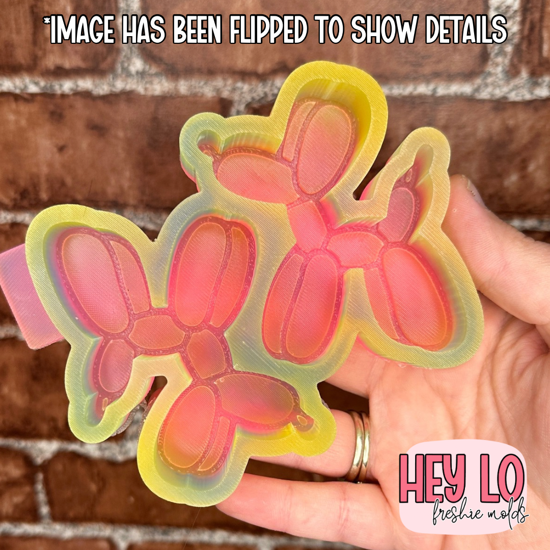 Balloon Dog Silicone Mold Vents