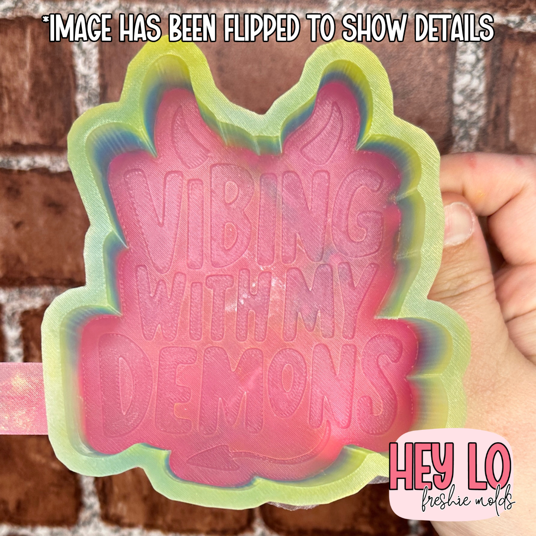 Vibing With My Demons Silicone Mold