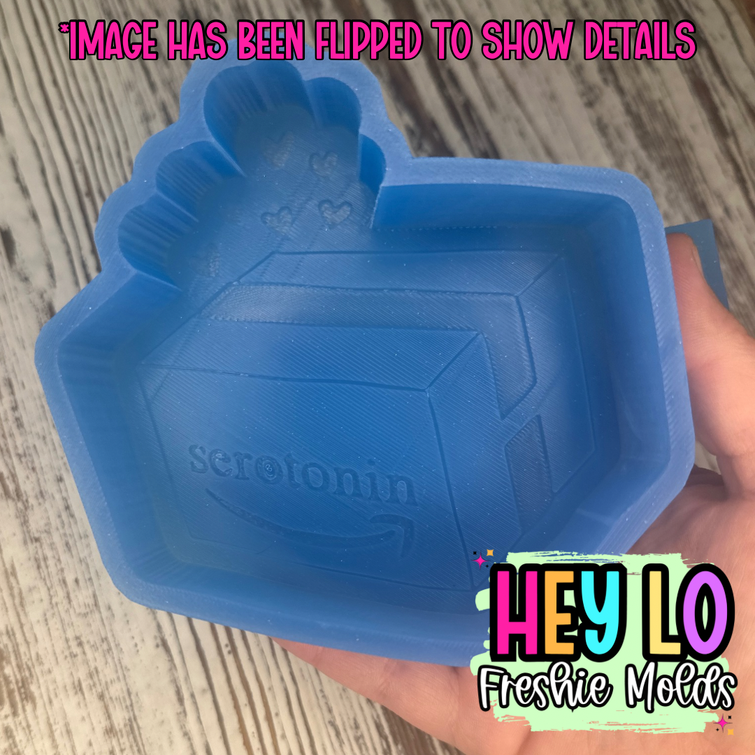 Serotonin Package Silicone Mold