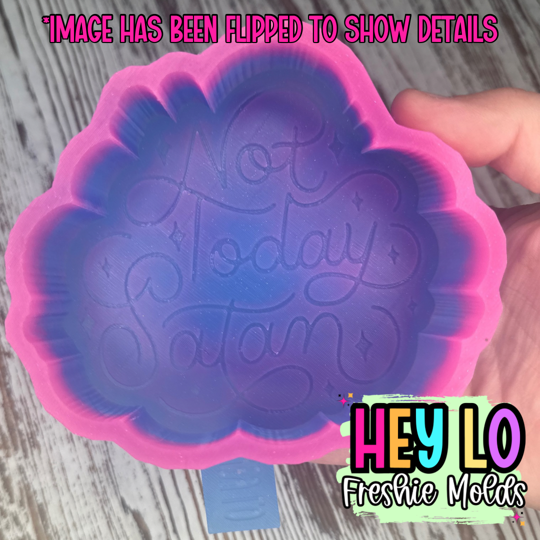 Not Today Satan Silicone Mold