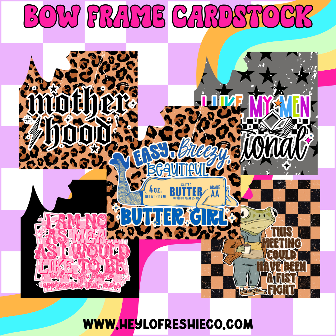 Cardstock Grab Bag | Bow Frame