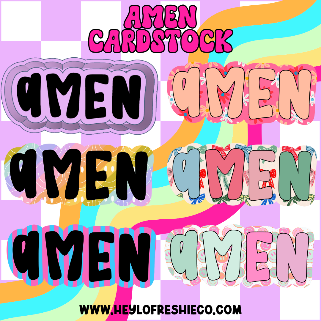 Cardstock Grab Bag | Amen