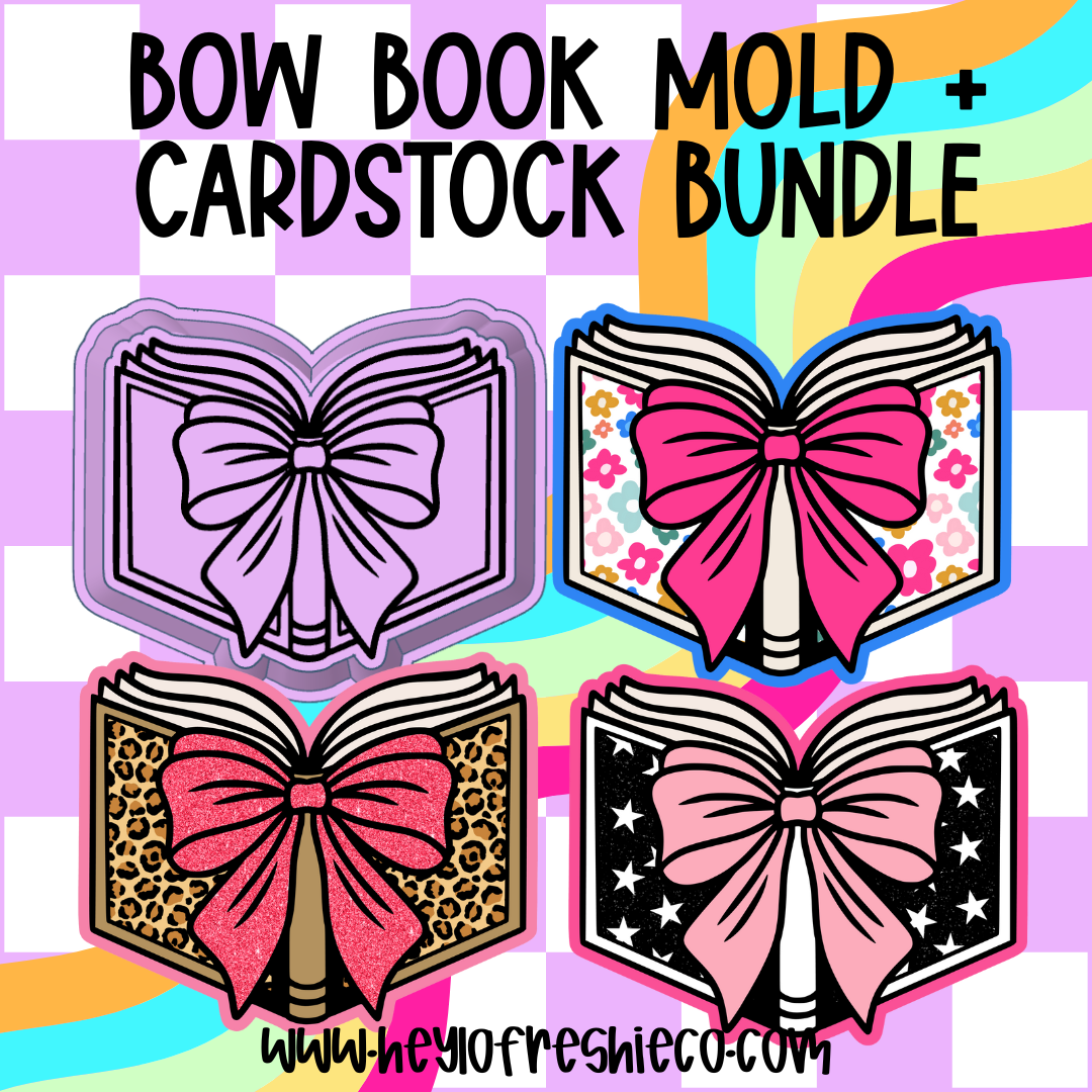 Mold & Cardstock Bundle: Bow Book