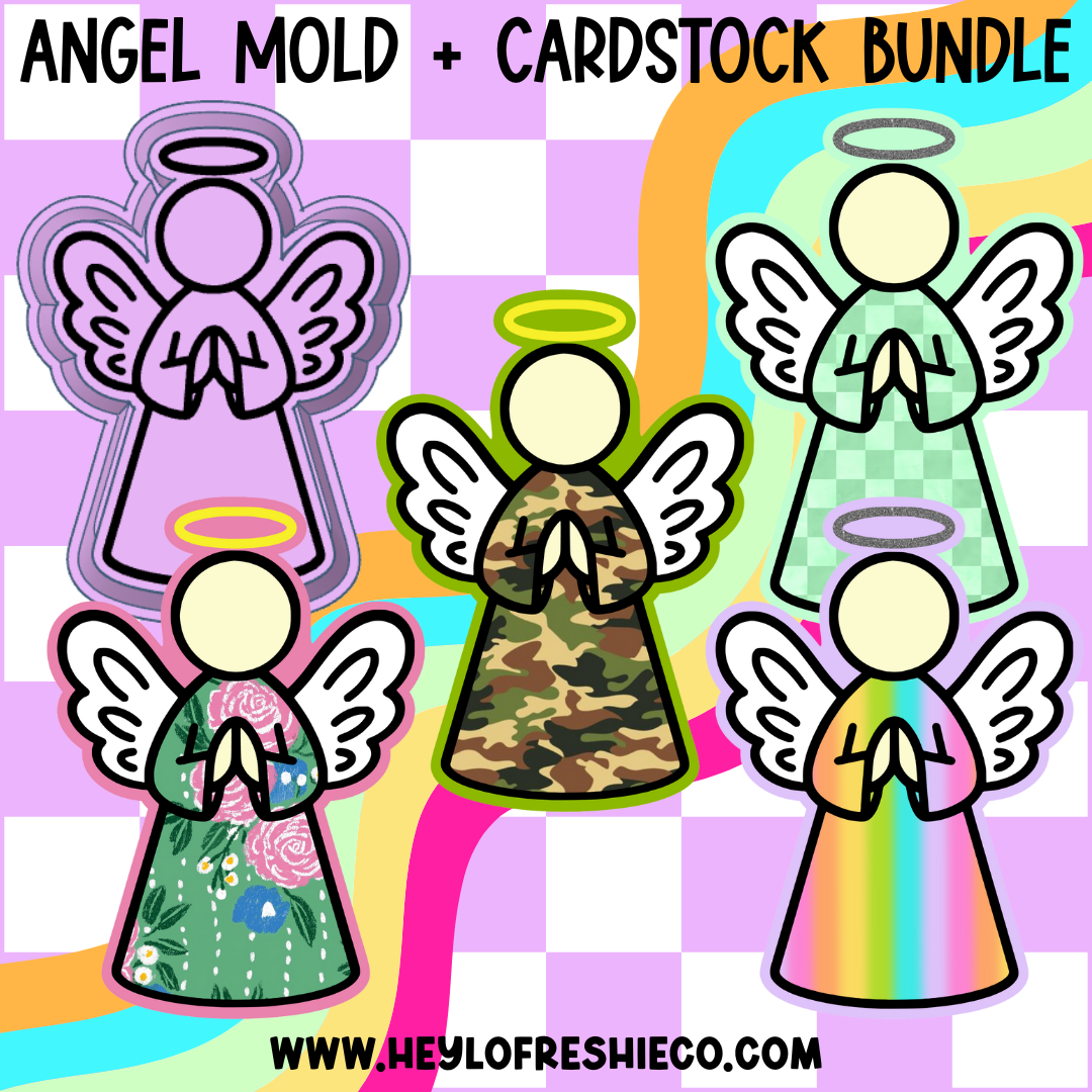 Mold & Cardstock Bundle: Angel