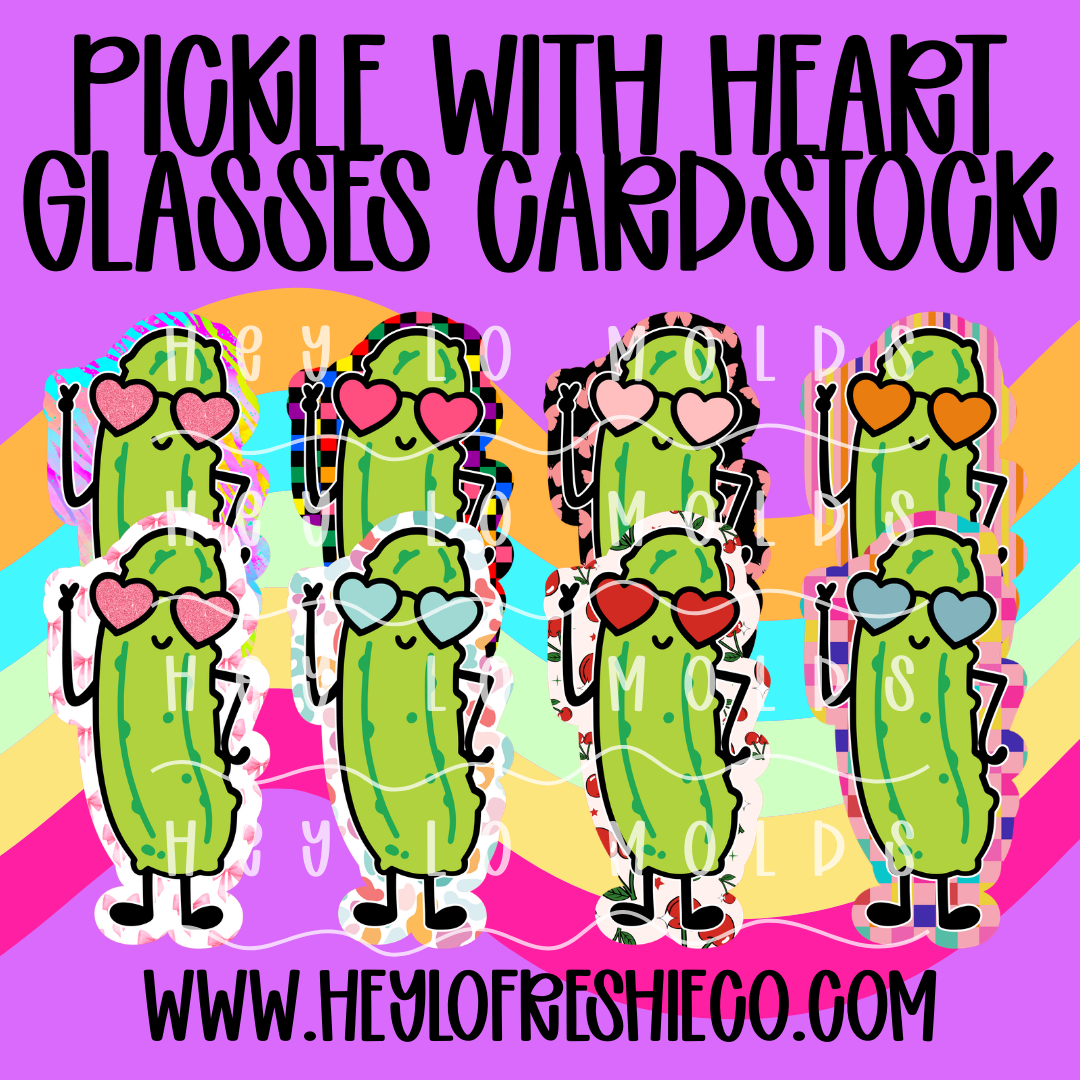 Cardstock Grab Bag | Pickle With Heart Glasses