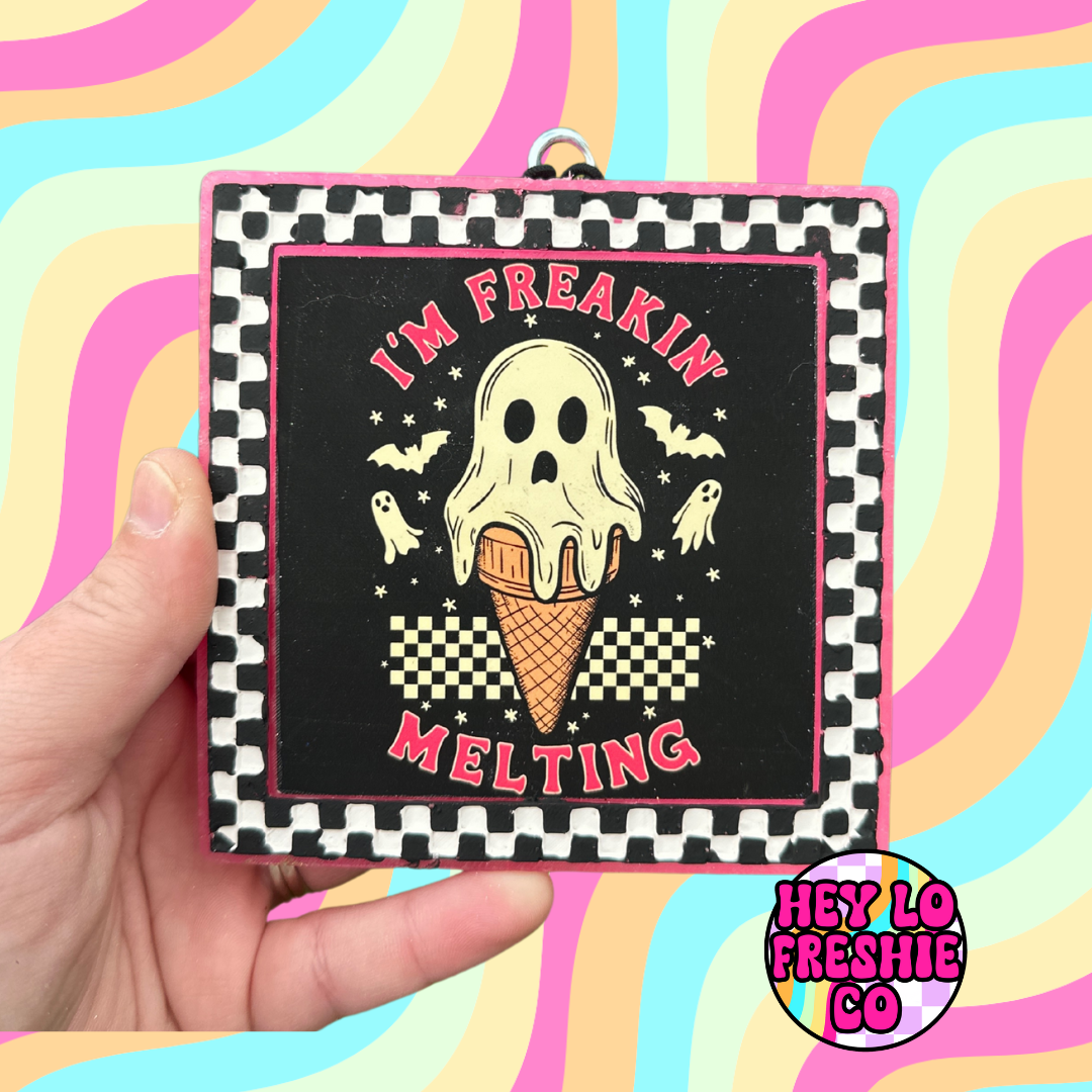 FULL SIZE Checkered Square Frame Silicone Mold