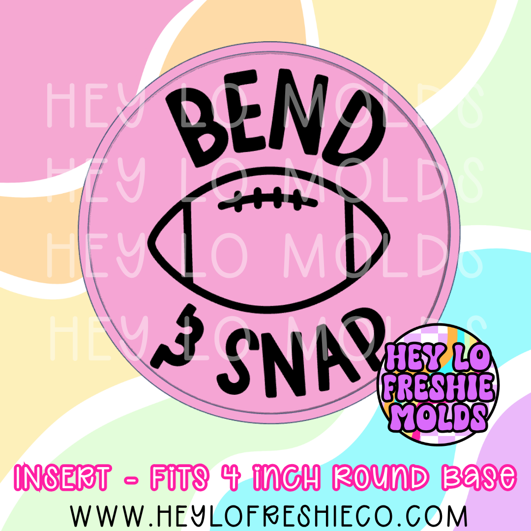 4 Inch Round Insert - Bend & Snap