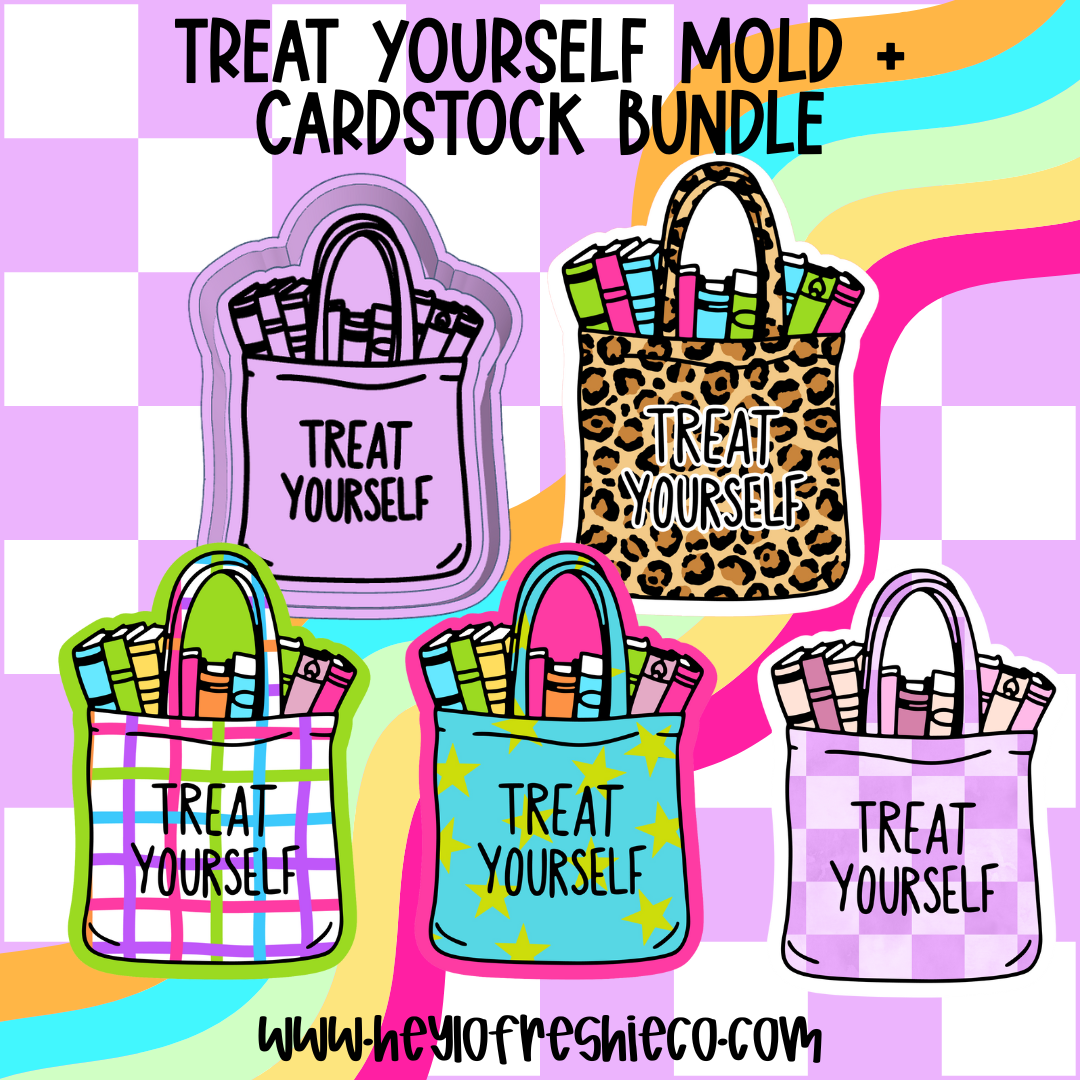 Mold & Cardstock Bundle: Treat Yourself