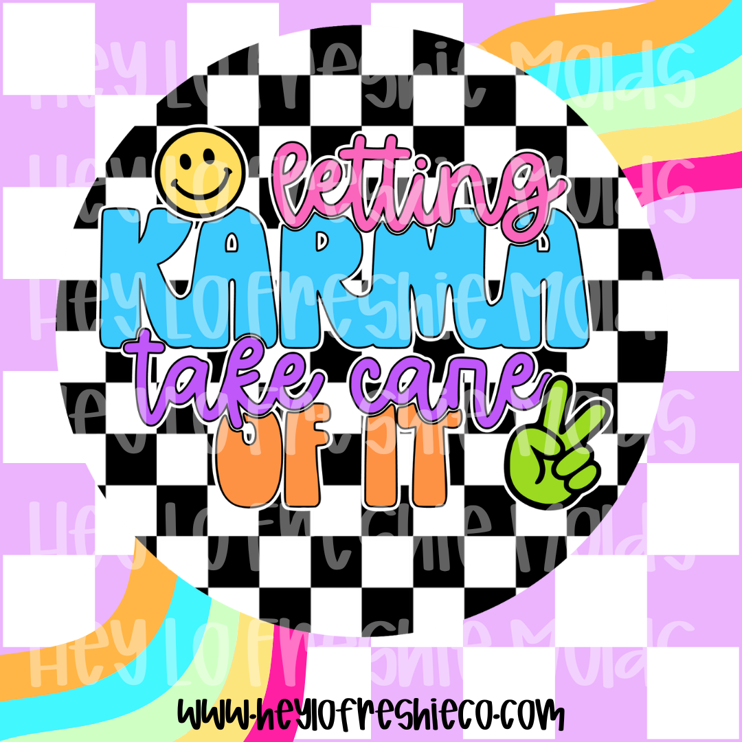 Round Cardstock | Letting Karma Take Care Of It