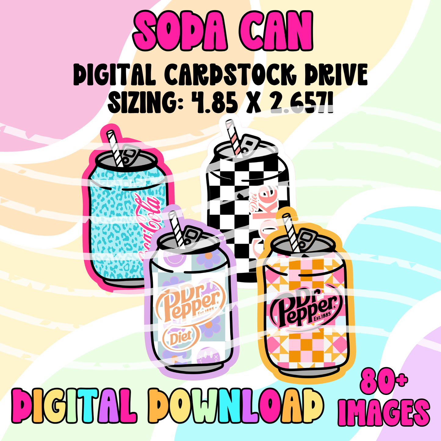 Digital Cardstock Drive: Soda Can
