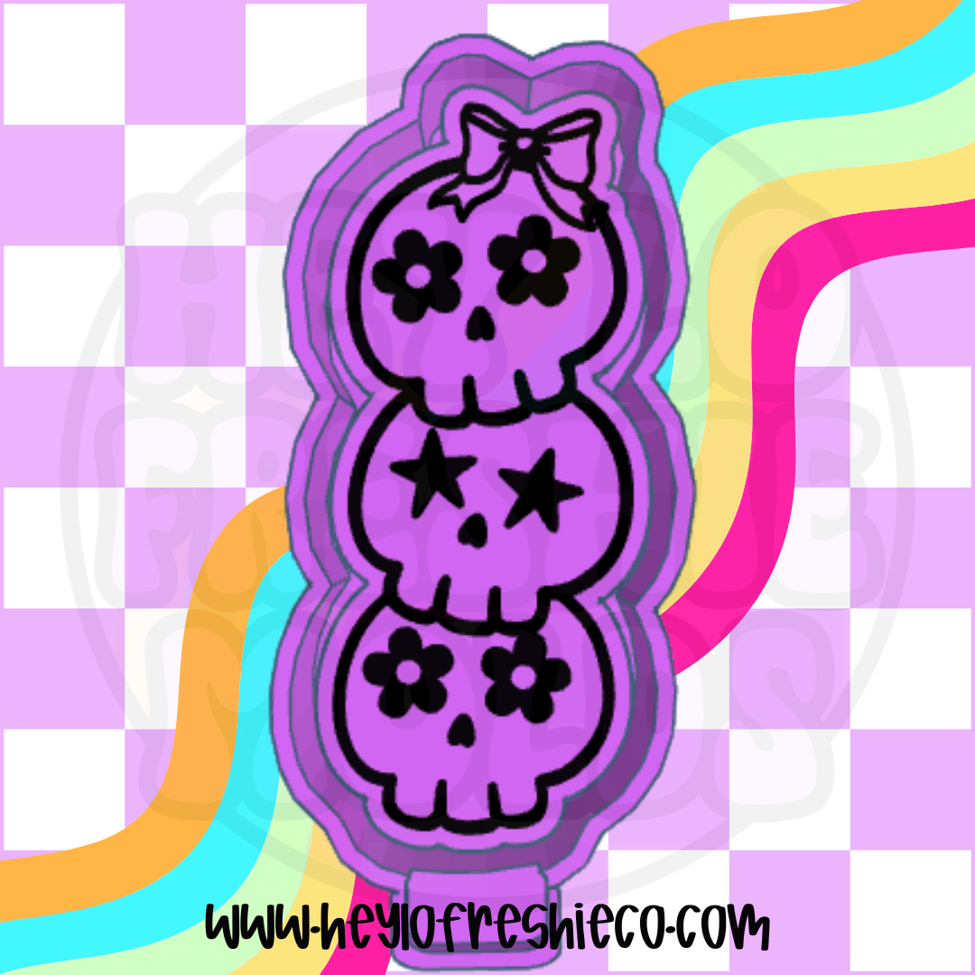 Skull Stack Silicone Mold