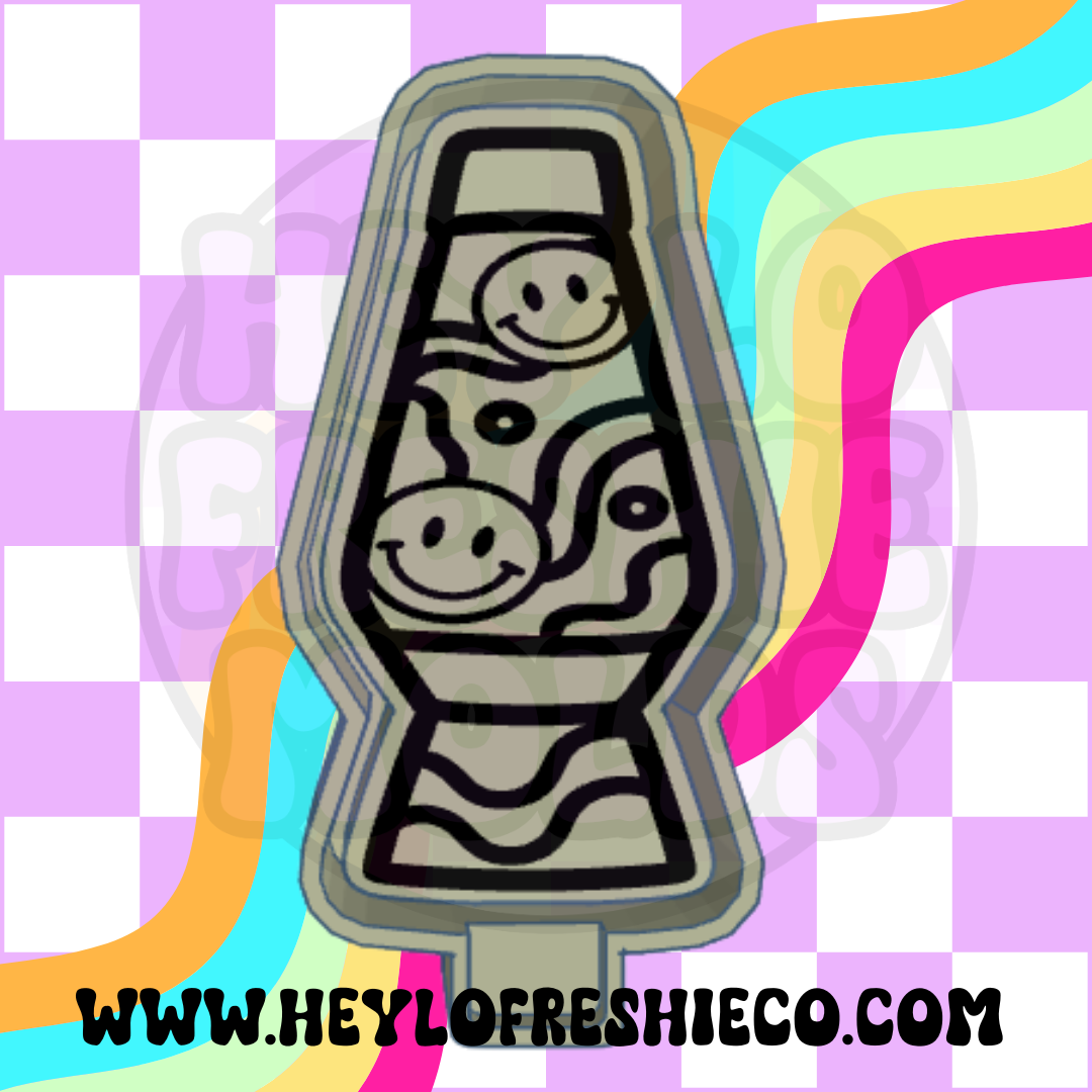 Smile Lava Lamp Silicone Mold