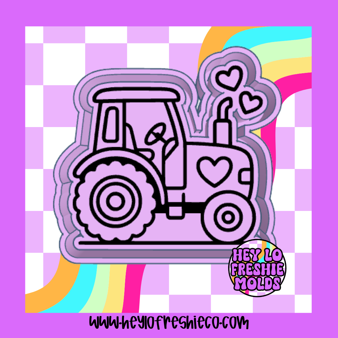 Heart Tractor Silicone Mold – Hey Lo Freshie Co