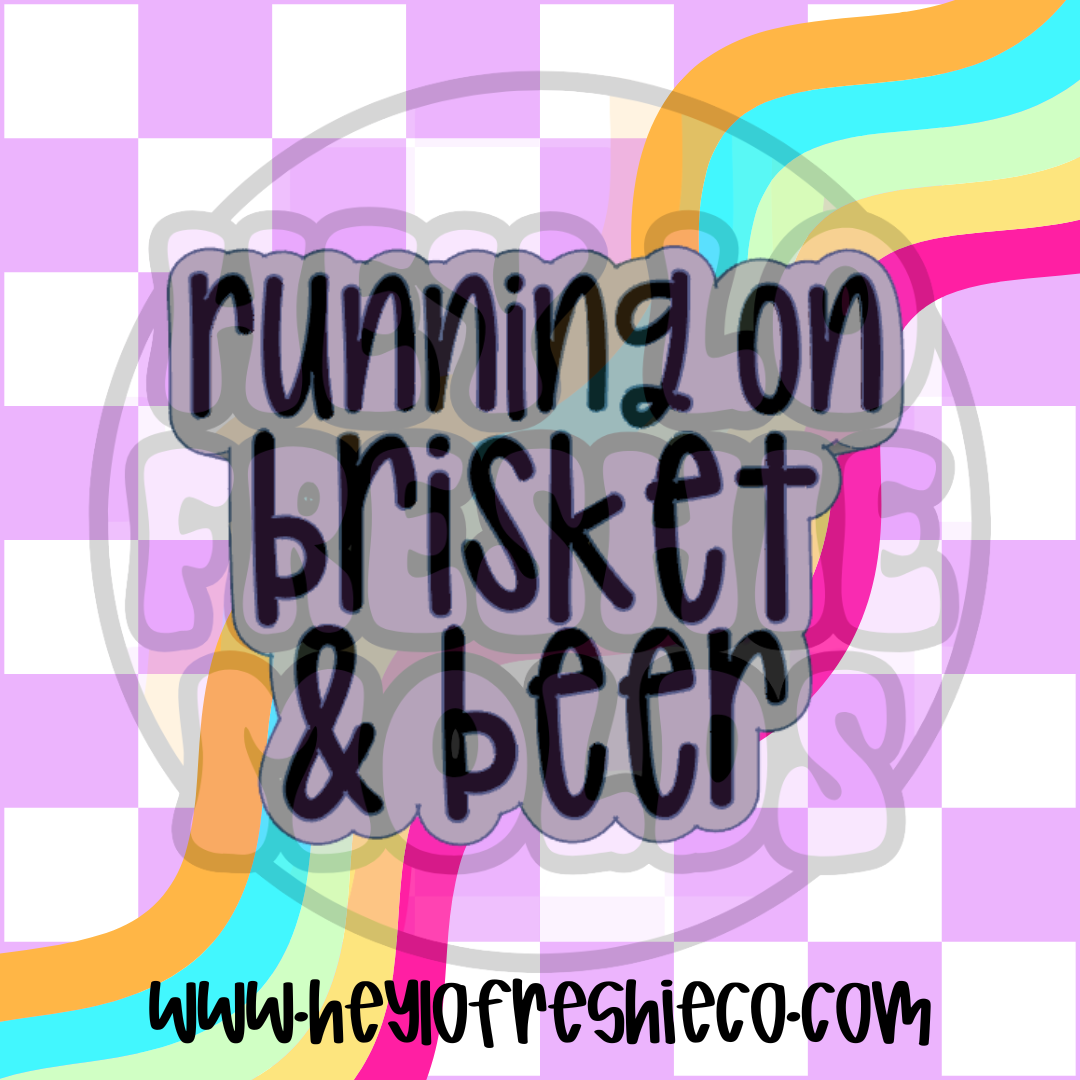 "Running On"  Silicone Molds